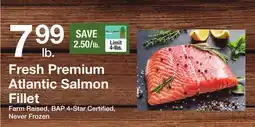 The Fresh Grocer Fresh Premium Atlantic Salmon Fillet offer