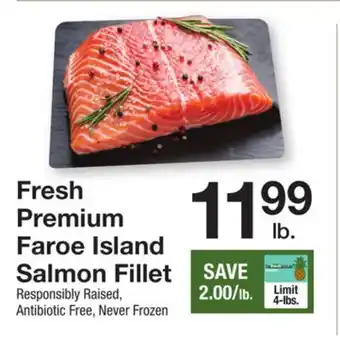 The Fresh Grocer Fresh Premium Faroe Island Salmon Fillet offer