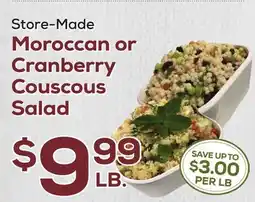 DeCicco & Sons Moroccan or Cranberry Couscous Salad offer