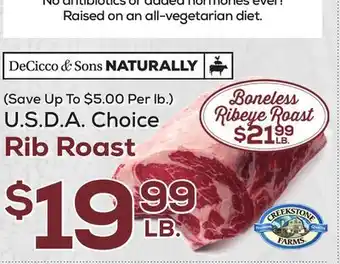 DeCicco & Sons Rib Roast offer