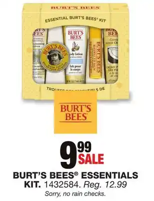 Blain's Farm & Fleet BURT'S BEES ESSENTIALS KIT offer