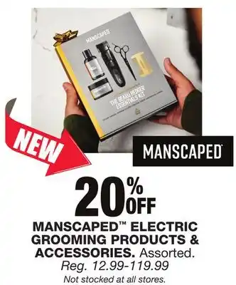 Blain's Farm & Fleet MANSCAPED ELECTRIC GROOMING PRODUCTS & ACCESSORIES offer