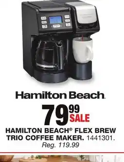 Blain's Farm & Fleet HAMILTON BEACH FLEX BREW TRIO COFFEE MAKER offer