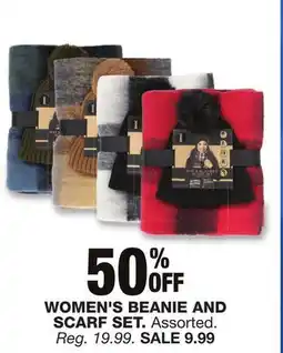 Blain's Farm & Fleet WOMEN'S BEANIE AND SCARF SET offer