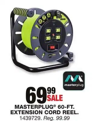 Blain's Farm & Fleet MASTERPLUG 60-FT. EXTENSION CORD REEL offer