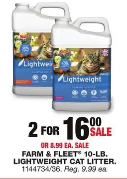 Blain's Farm & Fleet Farm & Fleet 10-Lb Lightweight Cat Litter offer