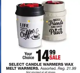 Blain's Farm & Fleet SELECT CANDLE WARMERS WAX MELT WARMERS offer