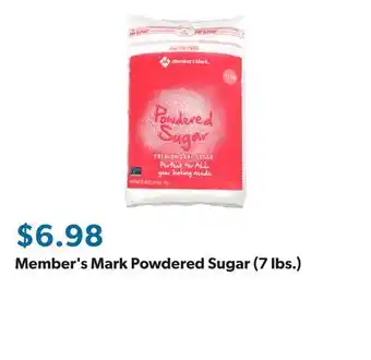 Sam's Club Member's Mark Powdered Sugar (7 lbs.) offer