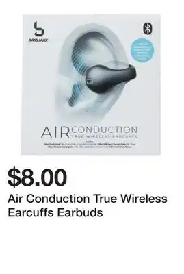 Five Below Air Conduction True Wireless Earcuffs Earbuds offer