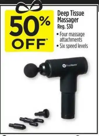 Dollar General Deep Tissue Massager 50% Off offer