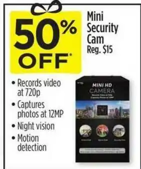 Dollar General Mini Security Cam offer