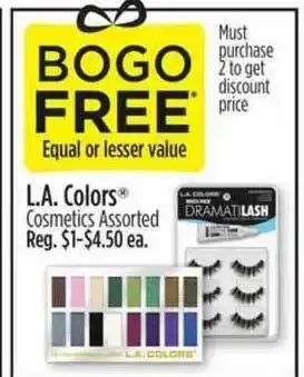 Dollar General L.a. Colors Cosmetics offer
