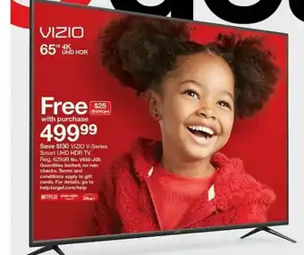 Target Vizio V-series Smart Uhd Hdr Tv offer