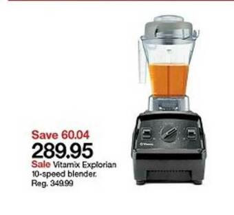 Target Vitamix Explorian 10-speed Blender offer