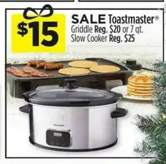 Dollar General Toastmaster Griddle Or Slow Cooker offer