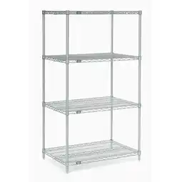 Walmart Nexel Industries 21246Z 21 x 24 x 63 in. Electroplating Starter Shelf Unit, Poly-Z-Brite offer