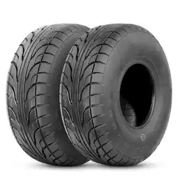 Walmart Set 2 HALBERD 145/70-6 4PR Go Kart Street Mini Bike ATV Tires, 145 70-6 Off-road Tires, Tubeless offer