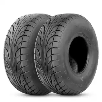 Walmart Set 2 HALBERD 145/70-6 4PR Go Kart Street Mini Bike ATV Tires, 145 70-6 Off-road Tires, Tubeless offer