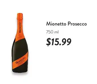 Fresh Thyme Mionetto Prosecco offer