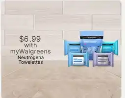 Walgreens Neutrogena Towelettes offer