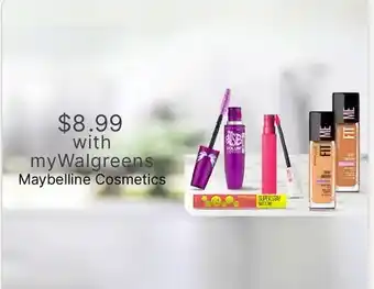 Walgreens Maybelline Cosmetics offer