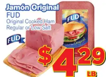 El Super Fresh FUD Original Cooked Ham offer