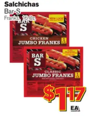 El Super Fresh Bar-S Franks offer