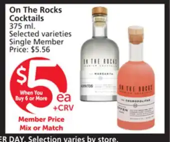 Albertsons On The Rocks Cocktails offer