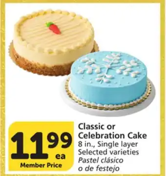 Albertsons Classic or Celebration Cake offer