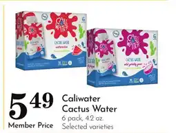 Pavilions Caliwater Cactus Water offer