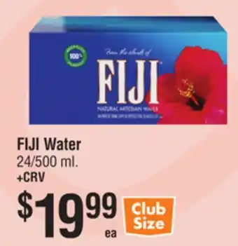 Smart & Final FIJI Water offer