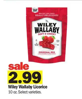 Meijer Wiley Wallaby Licorice offer