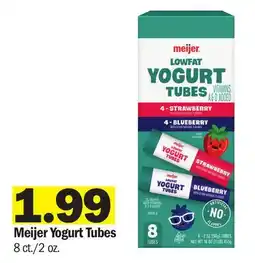 Meijer Meijer Yogurt Tubes offer