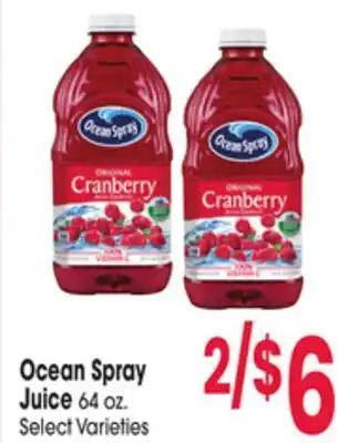 Jewel-Osco Ocean Spray Juice offer