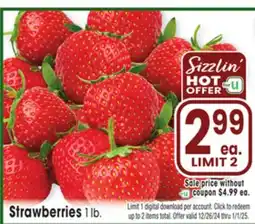 Jewel-Osco Strawberries offer