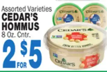 Bravo Supermarkets CEDAR'S HOMMUS offer