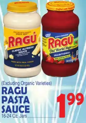 Bravo Supermarkets RAGU PASTA SAUCE offer