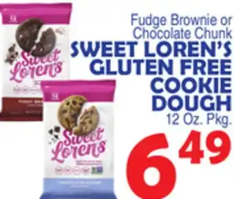 Bravo Supermarkets SWEET LOREN'S GLUTEN FREE COOKIE DOUGH offer