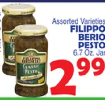 Bravo Supermarkets FILIPPO BERIO PESTO offer