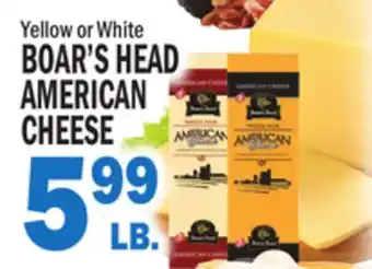 C Town BOAR'S HEAD AMERICAN CHEESE offer