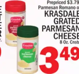 C Town KRASDALE GRATED PARMESAN CHEESE offer