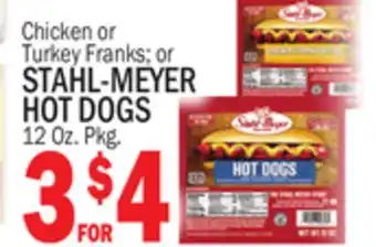 C Town STAHL-MEYER HOT DOGS offer