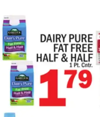 C Town DAIRY PURE FAT FREE HALF & HALF offer