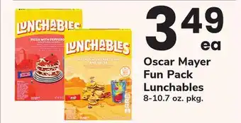 ACME Oscar Mayer Fun Pack Lunchables offer