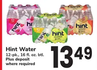 ACME Hint Water offer