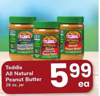 ACME Teddie All Natural Peanut Butter offer