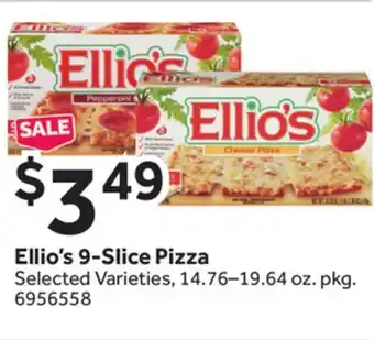 Stop&Shop Ellio's 9-Slice Pizza offer