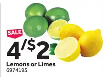 Stop&Shop Lemons or Limes offer