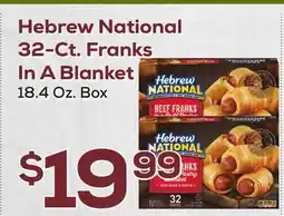 DeCicco & Sons Hebrew National 32-Ct. Franks In A Blanket offer