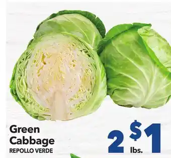 Vallarta Supermarkets Green Cabbage / REPOLLO VERDE offer